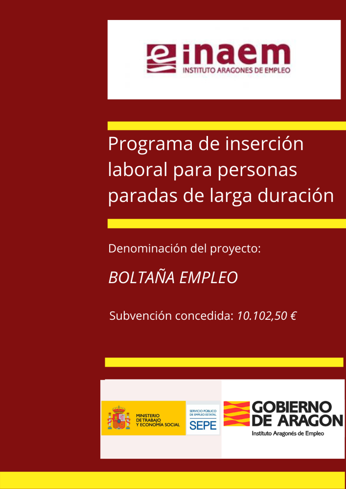 Imagen Programa de inserción laboral para personas paradas de larga duración - INAEM 2022